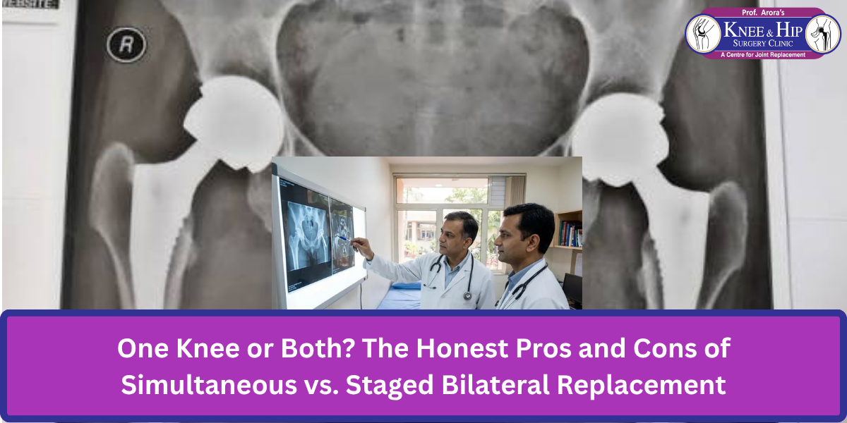 simultaneous vs staged bilateral knee replacement